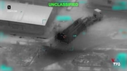 ویدیوی سنتکام از انهدام پرتابگر موشک سپاه پاسداران