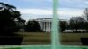 The water in the fountain on the South Lawn of the White House flows green in celebration of St. Patrick's Day in Washington, March 17 2015. 