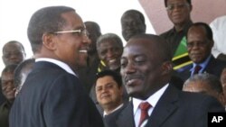 Le président congolais Joseph Kabila à la cérémonie d'investiture de son homologue tanzanien, Jakaya Kikwete