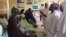 Pregnant women receiving health talks in Kaduna, Nigeria. (VOA / S. Elijah)