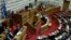 Grčki parlament u toku odličivanja o Prespanskom sporazumu (Foto: Panayiotis Tzamaros/InTime News via AP)