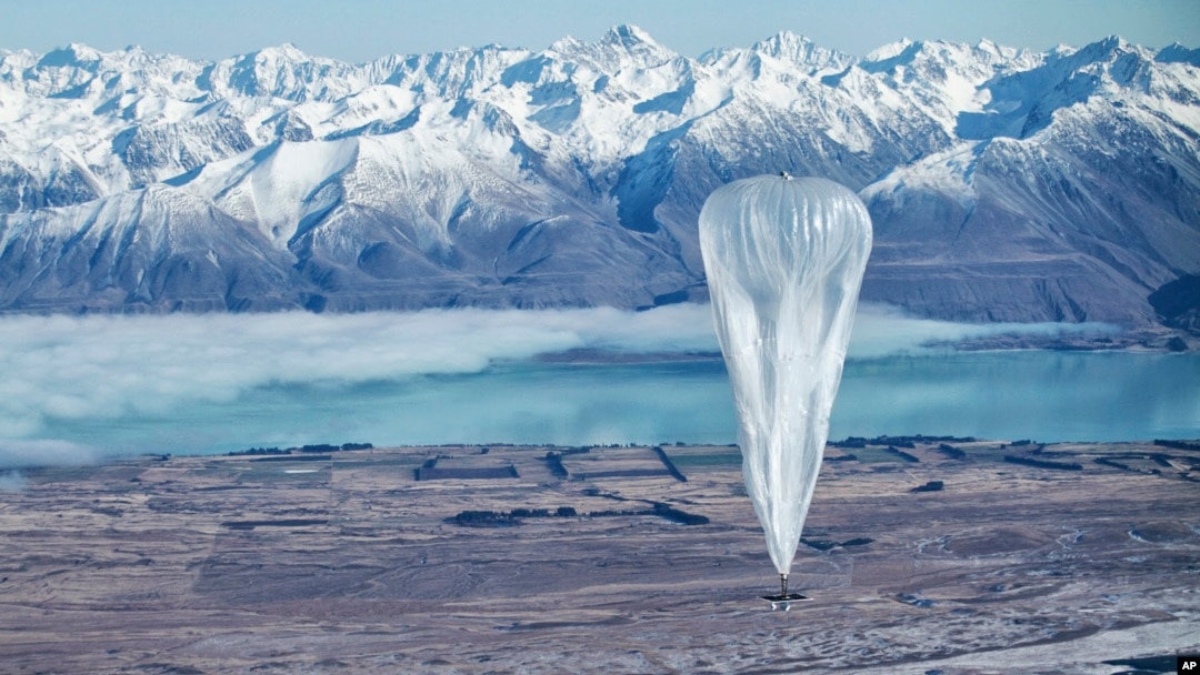 Los globos lanzados por Google flotan a 20 km de la tierra y están diseñados para permanecer en el aire por más de tres meses.