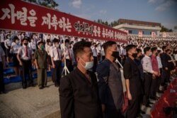 지난 6일 평양에서 한국 정부와 한국에 정착한 탈북민들을 비난하는 청년학생집회가 열렸다.