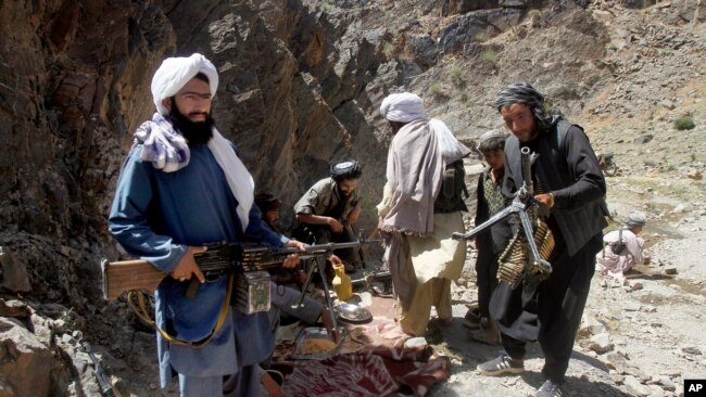 ہرات صوبے میں طالبان جنگجو ایک جگہ موجود ہیں (فائل فوٹو)