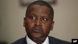 L'homme d'affaires nigérian Aliko Dangote