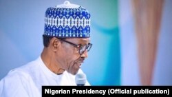 Shugaba Buhari A Taron Shugabannin Jam’iyyar APC Inda Ya Bayyana Niyyarsa Na Sake Neman Wa'adin Shugabanci