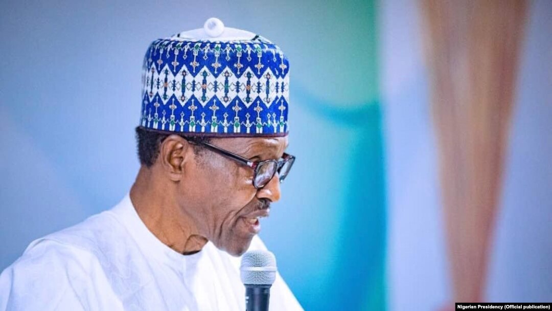 Shugaba Buhari A Taron Shugabannin Jam’iyyar APC Inda Ya Bayyana Niyyarsa Na Sake Neman Wa'adin Shugabanci