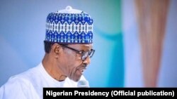 Shugaba Buhari A Taron Shugabannin Jam’iyyar APC Inda Ya Bayyana Niyyarsa Na Sake Neman Wa'adin Shugabanci