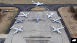 Máy bay tại căn cứ không quân Pearce gần thành phố Perth, Australia.
