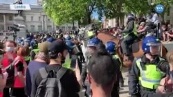 Londra’da İki Ayrı Protesto Grubu Karşı Karşıya