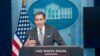 ARCHIVO - El portavoz del Consejo de Seguridad Nacional, John Kirby, habla durante una rueda de prensa en la Casa Blanca, el jueves 30 de noviembre de 2023, en Washington. 