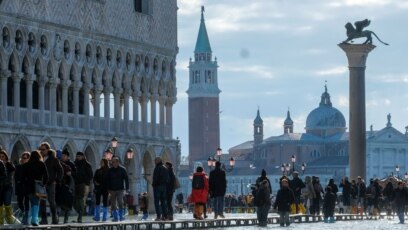 Quảng trường San Marco của Venice, Italy. 