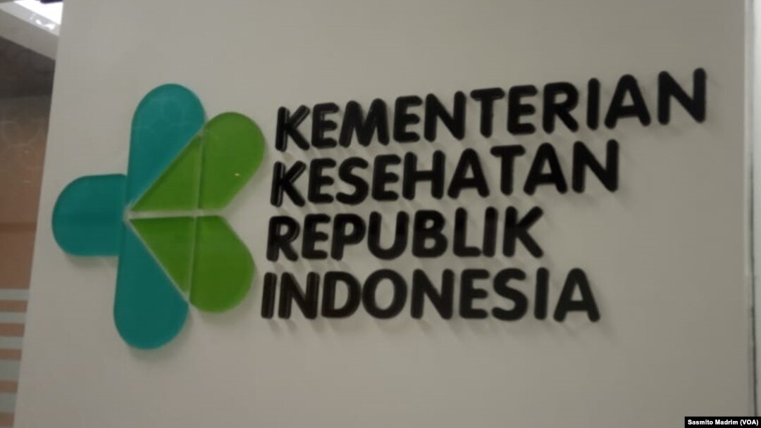 Kantor Kementerian Kesehatan di Jakarta, 20 Januari 2020. (Foto: Sasmito Madrim/VOA)