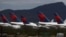 Aviones de Delta Air Lines en Pinal Airpark, el miércoles 18 de marzo de 2020. El sector de las aerolíneas ha sido uno de los más castigados en EE.UU. y el mundo por la crisis económica surgida de la pandemia.