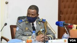 General Daniel Sidiki Troare, Burkina Faso-born force commander of MINUSCA, says rebel attacks and human rights violations on C.A.R. civilians and institutions are frequent. (Moki Edwin Kindzeka/VOA)