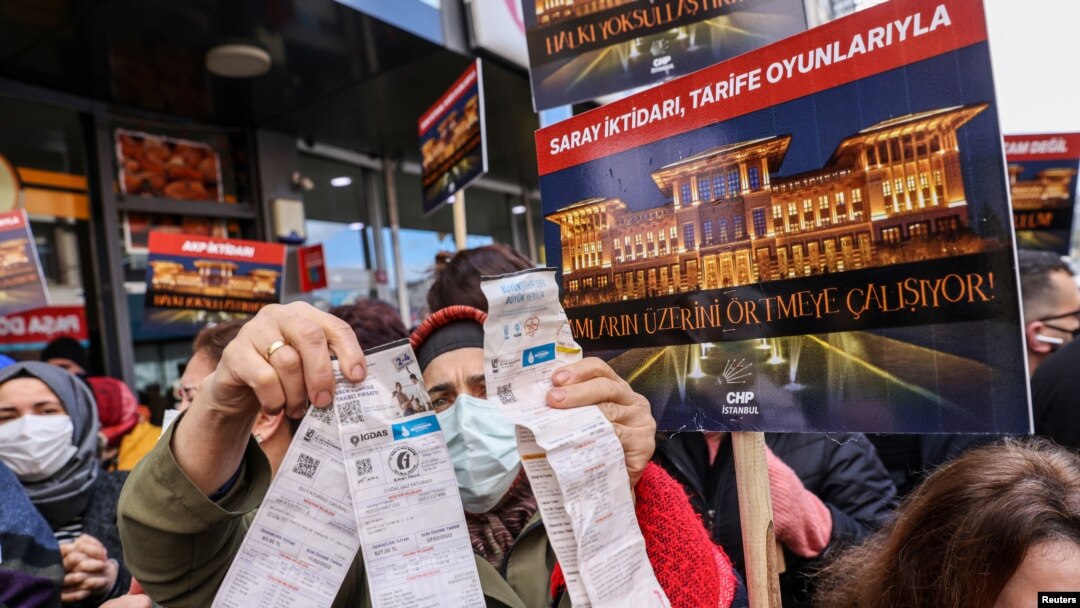 Protest against high energy prices