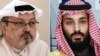 Mendiang jurnalis Jamal Khashoggi (kiri) dan Putra Mahkota Arab Saudi Mohammed bin Salman 