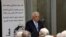 FILE - Palestinian President Mahmoud Abbas speaks at the opening of a museum for late Palestinian leader Yasser Arafat in the West Bank city of Ramallah on Sunday, Nov. 9, 2014.