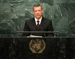 Valentin Rybakov, then-Deputy Minister for Foreign Affairs for Belarus, speaks during the 71st session of the United Nations General Assembly, Sept. 26, 2016.