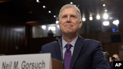 El juez Neil Gorsuch es nominado por el presidente Donald Trump para llenar una vacante en la Corte Suprema de Estados Unidos.