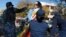 One of the arrested protesters Jenni Williams at Queens Sports Club in Bulawayo