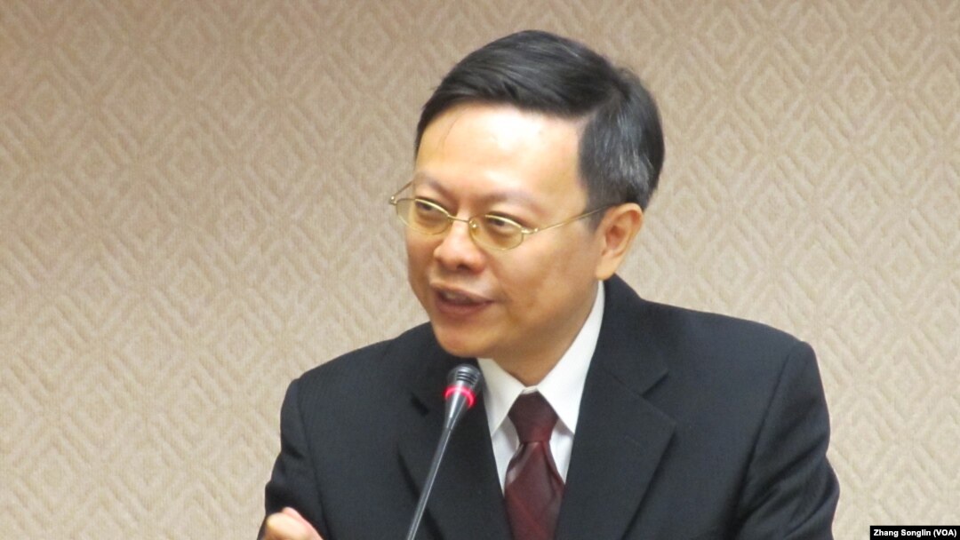 台灣陸委會主委王郁琦(美國之音張永泰拍攝)