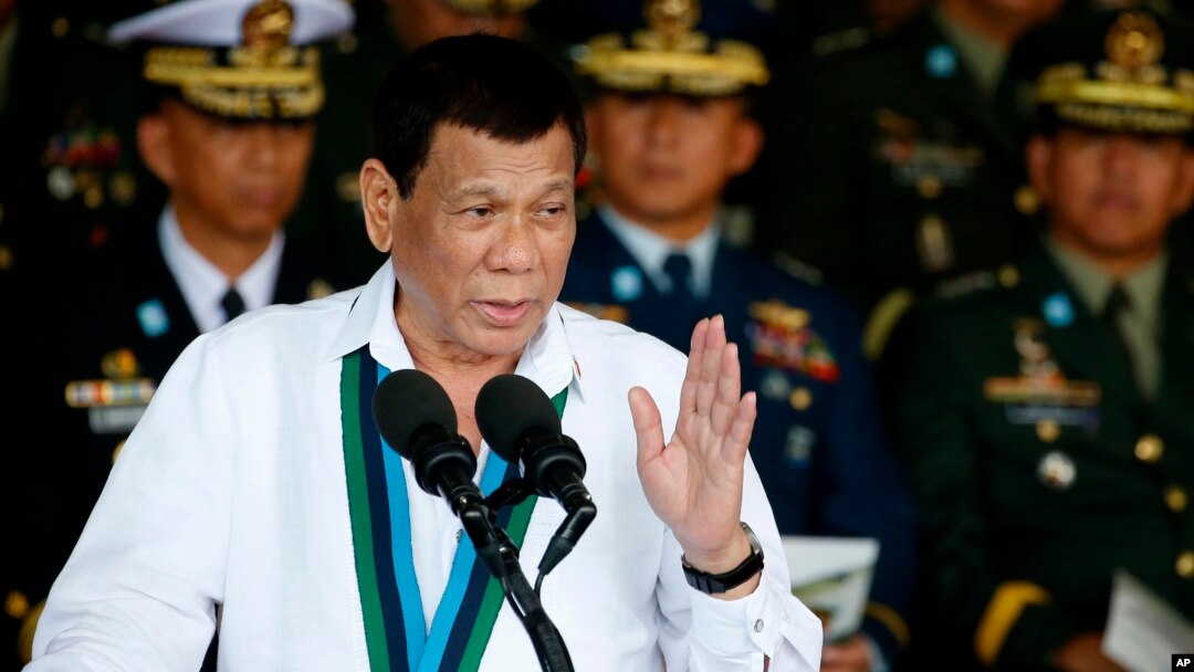 Tổng thống Philippines Rodrigo Duterte.