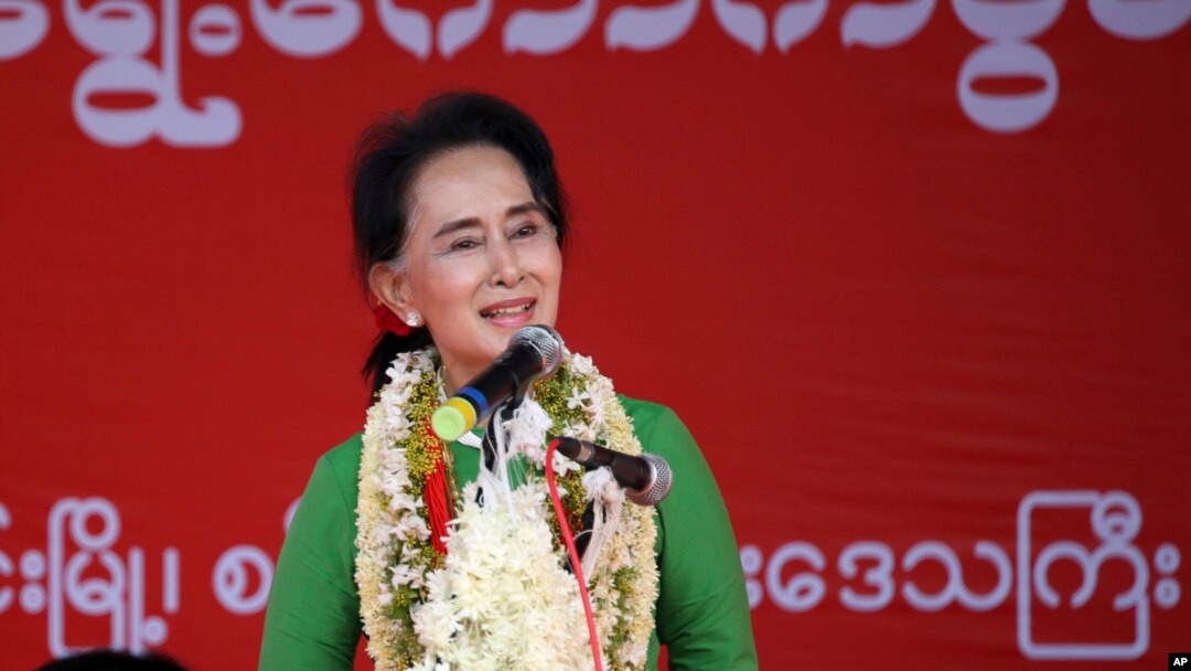 Pemimpin oposisi Myanmar Aung San Suu Kyi (Foto: dok).
