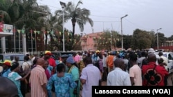 Une manifestation à Bissau, 2 fevrier 2018.