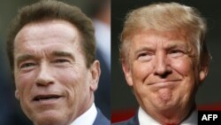 Arnold Schwarzenegger et Donald Trump.