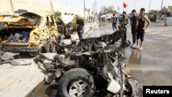 El distrito Daydiya en el sur de Bagdad, Irak, fue escenario del ataque con coche bomba el lunes, 2 de mayo de 2016.