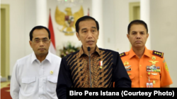 Presiden Joko Widodo dalam jumpa pers di Istana Kepresidenan Bogor Jawa Barat Rabu 20 Juni 2018 (foto: Biro Pers Istana)