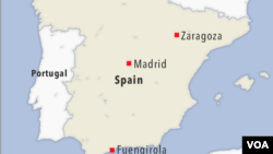 Bản đồ Tây Ban Nha.
