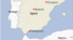 FILE: Map of Madrid, Zaragoza and Fuengirola Spain. Uploaded Jan. 9, 2021.
