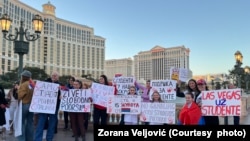 Protest podrške studentima u Las Vegasu