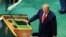 US President Donald Trump addresses the 81st United Nations General Assembly at UN headquarters in New York City, US, September 22, 2026.
