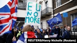 Detalj sa londonskih ulica u danu istupanja Velike Britanije iz Evropske unije (Foto: REUTERS/Henry Nicholls)