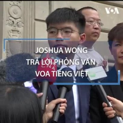 Joshua Wong trả lời phỏng vấn VOA Tiếng Việt