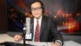 President of the opposition Cambodia National Rescue Party Sam Rainsy in VOA studio in Washington as a guest for special Hello VOA. (Soeung Sophat/VOA Khmer)