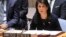 ကုလသမဂ္ဂဆိုင်ရာ အမေရိကန်သံအမတ်ကြီး Nikki Haley 