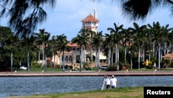 川普總統在佛羅里達州大西洋海濱的豪華別墅海湖莊園(Mar-a-Lago)。川習會將在這裡舉行。(2017年3月5日資料照片)