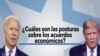 ¿Cuáles son las posturas de Trump y Biden sobre los acuerdos económicos?