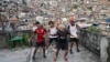 FILE - Youths perform a street dance style known as passinho for their social media accounts, in the Rocinha favela of Rio de Janeiro, April 17, 2024. 