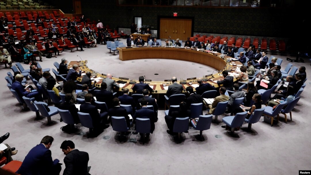 Sidang Dewan Keamanan PBB di Markas Besar Persatuan Bangsa-Bangsa di New York, Amerika Serikat, 25 September 2018. (Foto: dok).