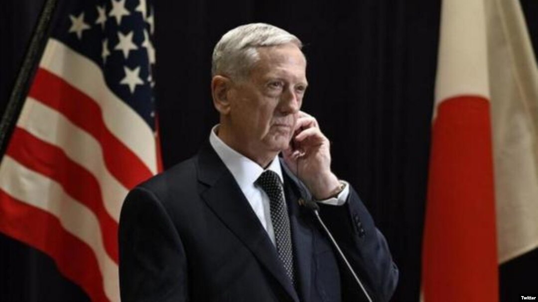 Bộ trưởng Quốc phòng Hoa Kỳ Jim Mattis. 