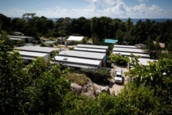 FILE - Nibok refugee settlement on Nauru, Sept. 4, 2018.