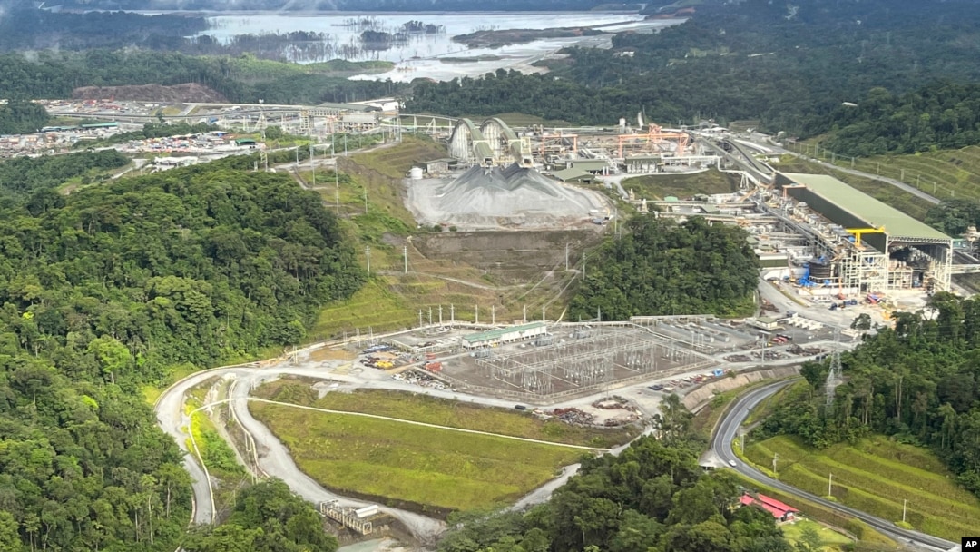 Perusaha tambang tembaga yang dikelola oleh "Minera Panama" di kota Donoso, Panama (foto: dok). 