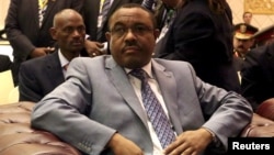 Ethiopian Prime Minster Hailemariam Desalegn is seen during a visit to Khartoum, Sudan, March 23, 2015. 