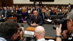 Corey Lewandowski, the former campaign manager for President Donald Trump, arrives to testify to the House Judiciary Committee, Sept. 17, 2019, in Washington. 