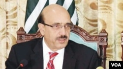 پاکستانی کشمیر کے صدر سردار مسعود حان۔ فائل فوٹو